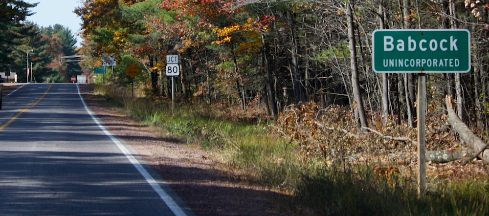 Babcock, Wisconsin was where the last passenger pidgeon was shot.