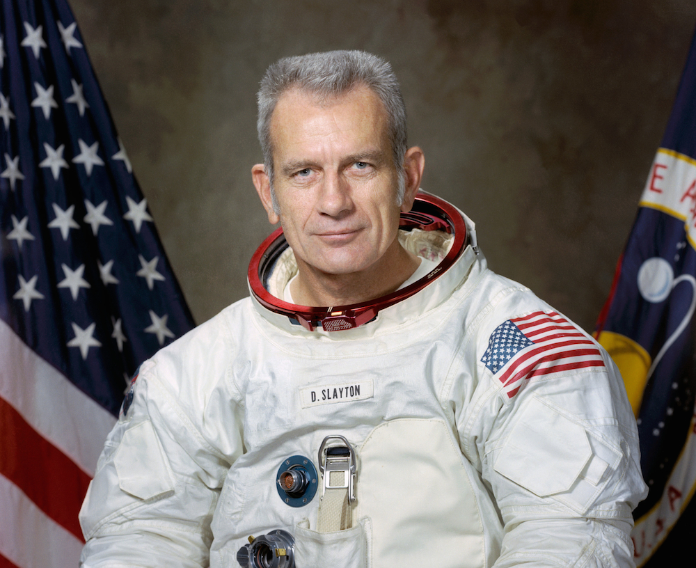 Deke Slayton was born on March 1, 1924 in Sparta, Wisconsin.