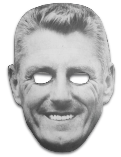 Elroy Hirsch paper mask.
