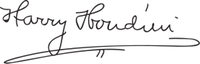 Houdini signature.