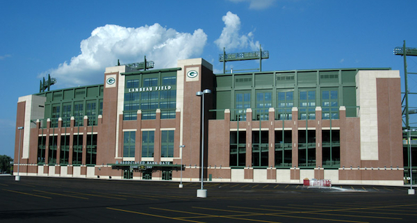 Lambeau field in Green Bay, Wisconsin.