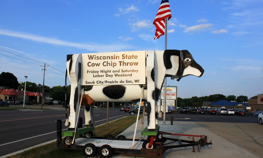 Downtown Sauk City, Wisconsin.