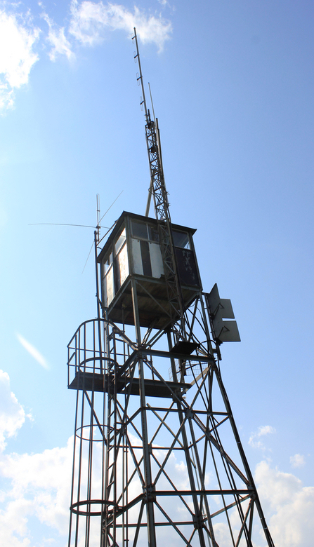 Climbing tower Timms Hill.