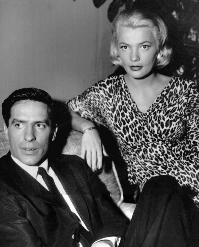 Gena Rowlands with her husband, John Cassavetes.