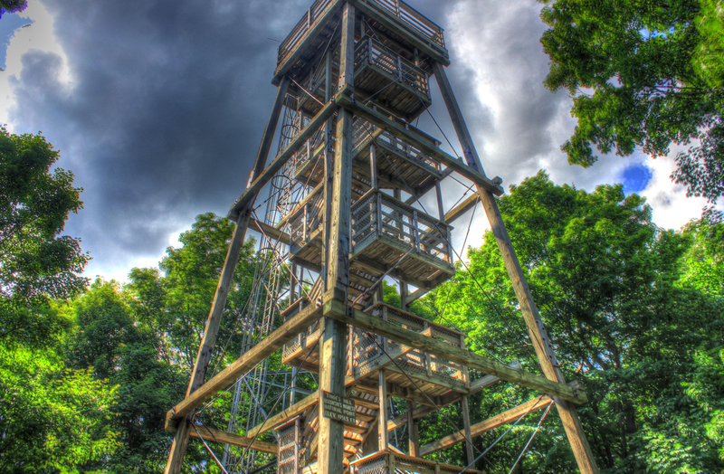 Tover on top of Timms Hill in Wisconsin.