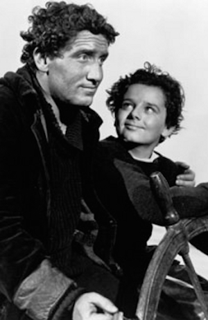 Spencer Tracy in a publicity still for Captains Courageous.