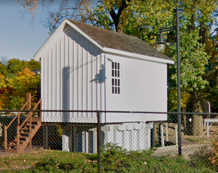 Replica of Vulcan Street Power Plant in Appleton, Wisconsin.