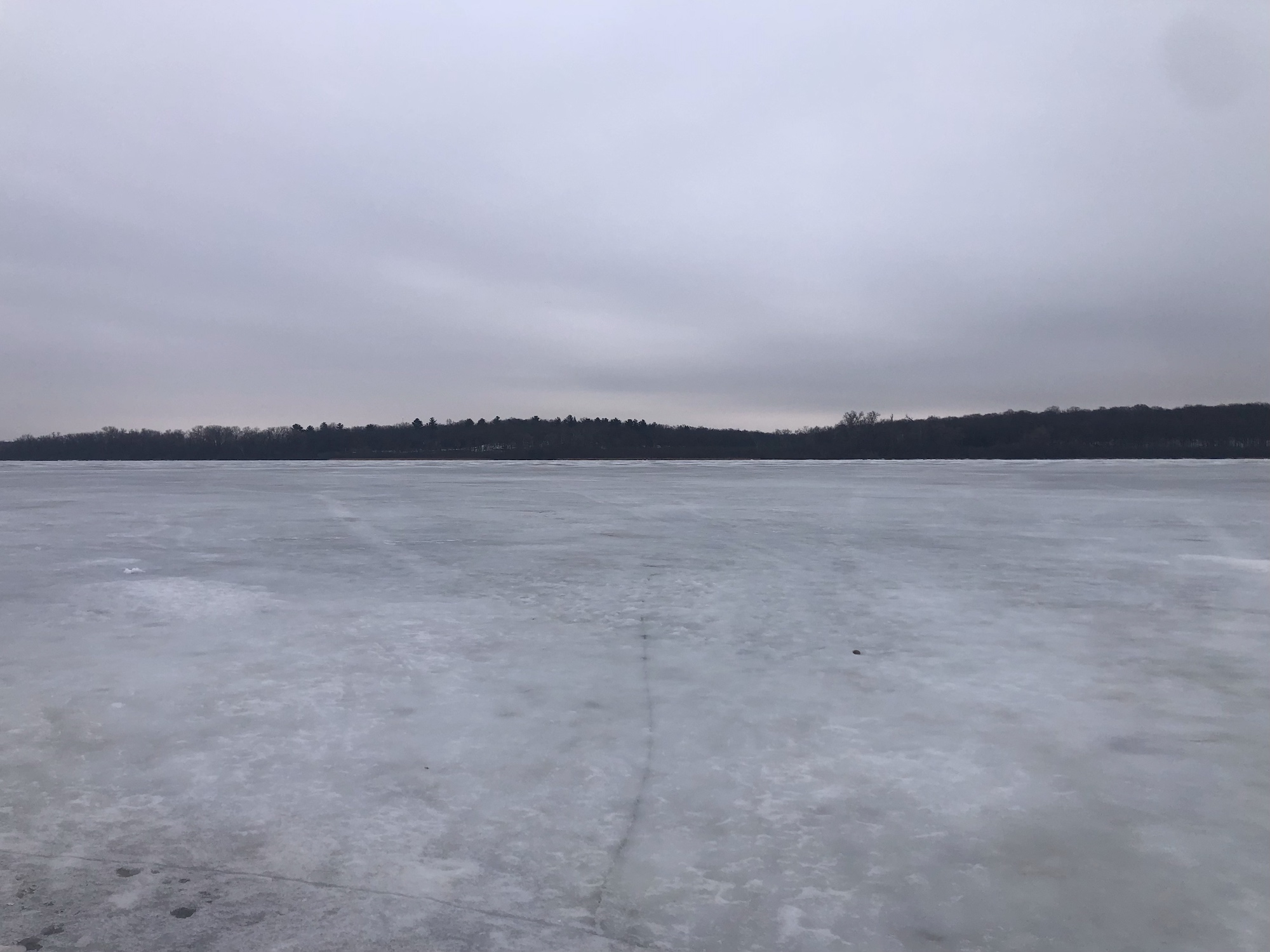 Lake Wingra in March, 2023.